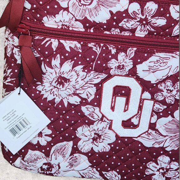 Vera Bradley Collegiate Crossbody - University of Oklahoma- Red - NWT - Picture 4 of 8